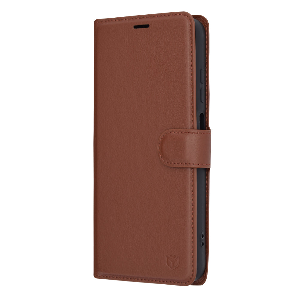 Θήκη για Samsung Galaxy A05s A057, Techsuit, Leather Folio, Καφέ