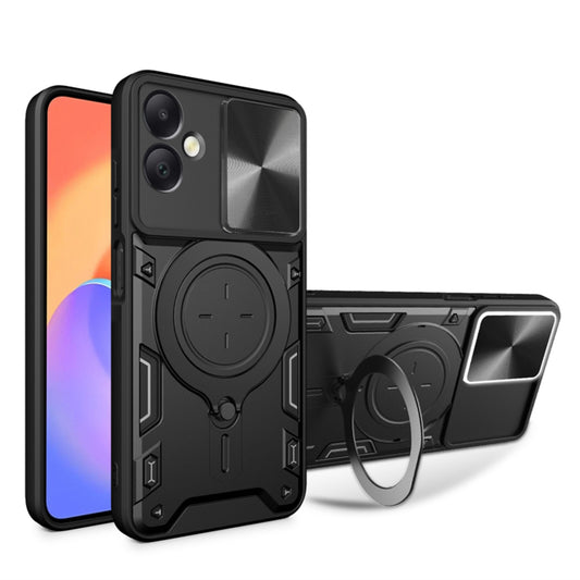 Θήκη για Samsung Galaxy A06 A065, Techsuit, CamGuard Pro, Μαύρο