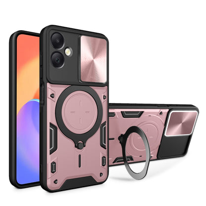 Case for Samsung Galaxy A06 A065, Techsuit, CamGuard Pro, Rose Gold