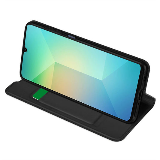 Θήκη για Samsung Galaxy A06 A065, Techsuit, Magskin Book, Μαύρη