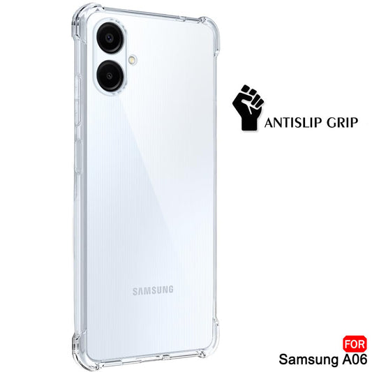 Θήκη για Samsung Galaxy A06 A065, Techsuit, Ανθεκτική σε Κρούσεις Διαφανής, Διάφανη