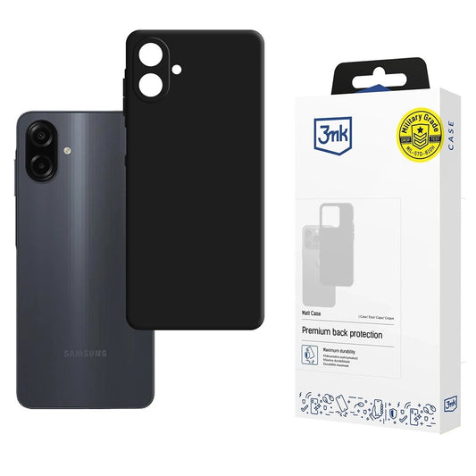 Θήκη για Samsung Galaxy A07 4G A075, 3MK, Μαύρο Ματ