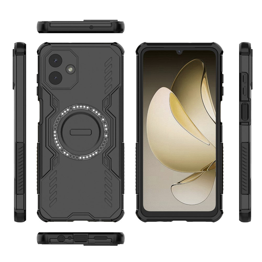 Θήκη MagSafe για Samsung Galaxy A07 4G A075, Techsuit, ArmorMag, Μαύρη