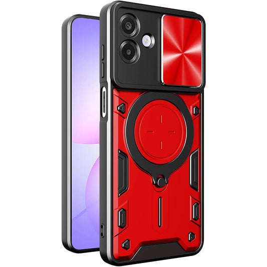 Θήκη για Samsung Galaxy A07 4G A075, Techsuit, CamGuard Pro, Κόκκινη