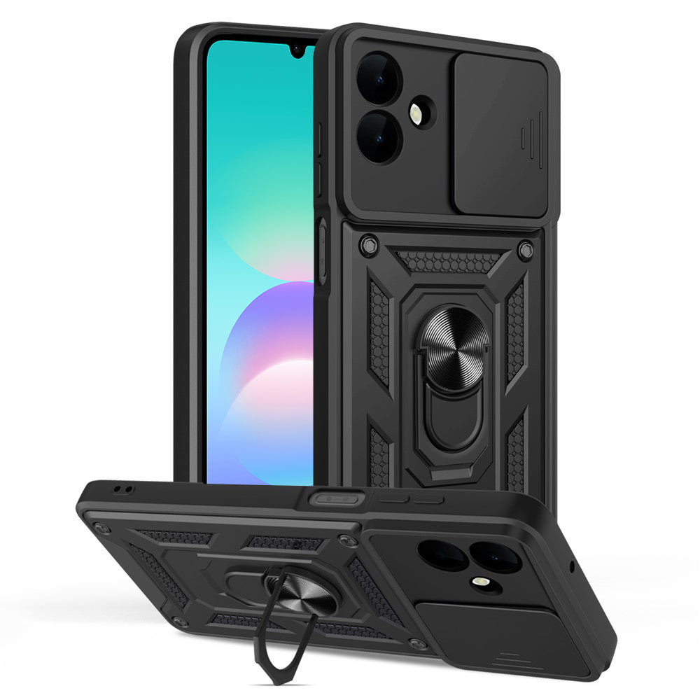 Θήκη για Samsung Galaxy A08 4G A085 / A07 5G A076, Techsuit, CamShield, Μαύρο
