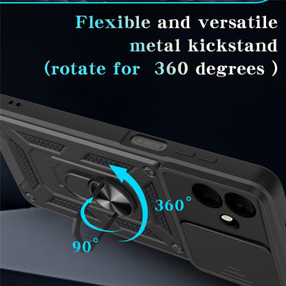 Θήκη για Samsung Galaxy A08 4G A085 / A07 5G A076, Techsuit, CamShield, Μαύρο