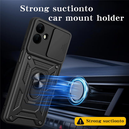 Θήκη για Samsung Galaxy A08 4G A085 / A07 5G A076, Techsuit, CamShield, Μαύρο
