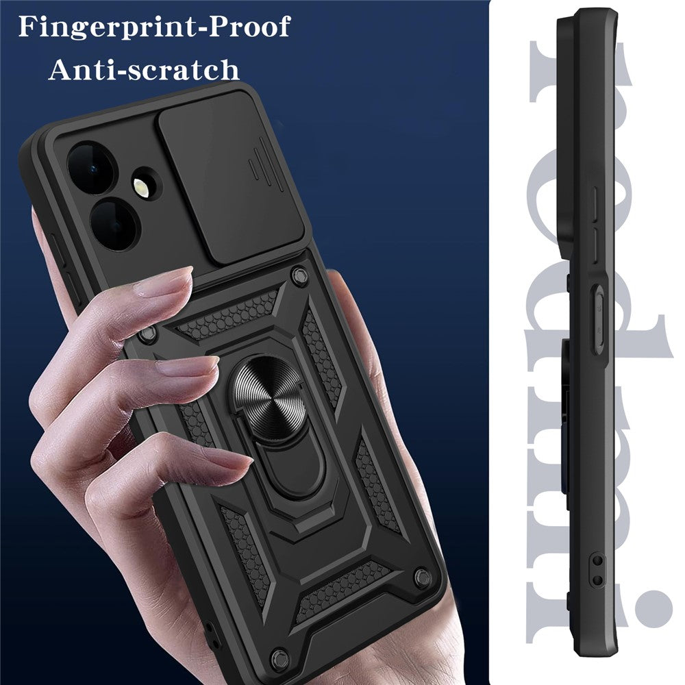 Θήκη για Samsung Galaxy A08 4G A085 / A07 5G A076, Techsuit, CamShield, Μαύρο