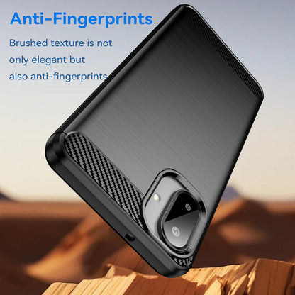 Θήκη για Samsung Galaxy A08 4G A085 / A07 5G A076, Techsuit, Carbon, Μαύρο