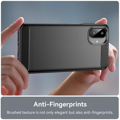 Θήκη για Samsung Galaxy A08 4G A085 / A07 5G A076, Techsuit, Carbon, Μαύρο