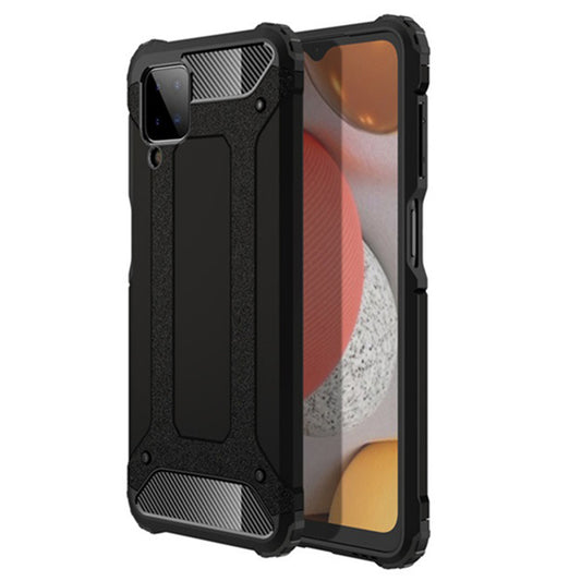 Θήκη για Samsung Galaxy A12 Nacho A127 / A12 A125, Techsuit, Hybrid Armor, Μαύρο