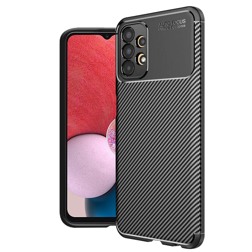 Θήκη για Samsung Galaxy A13 A135, Techsuit, CarbonFiber, Μαύρο