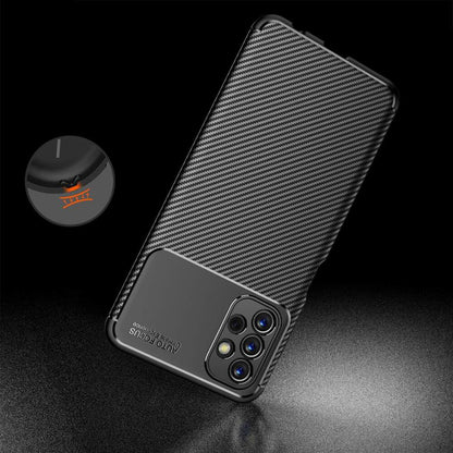Θήκη για Samsung Galaxy A13 A135, Techsuit, CarbonFiber, Μαύρο