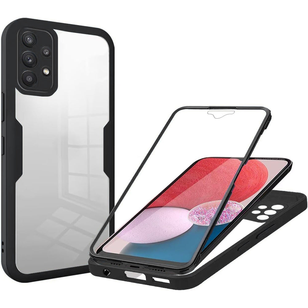 Case for Samsung Galaxy A13 A135, Techsuit, ColorVerse 360, Black
