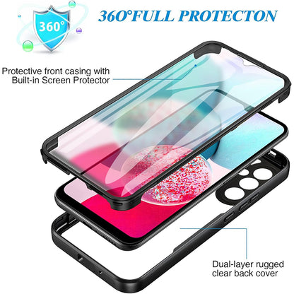 Θήκη για Samsung Galaxy A14 A145 / A14 5G A146, Techsuit, ColorVerse 360, Μωβ