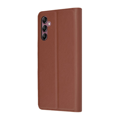 Θήκη για Samsung Galaxy A14 A145 / A14 5G A146, Techsuit, Δερμάτινο Φύλλο, Καφέ