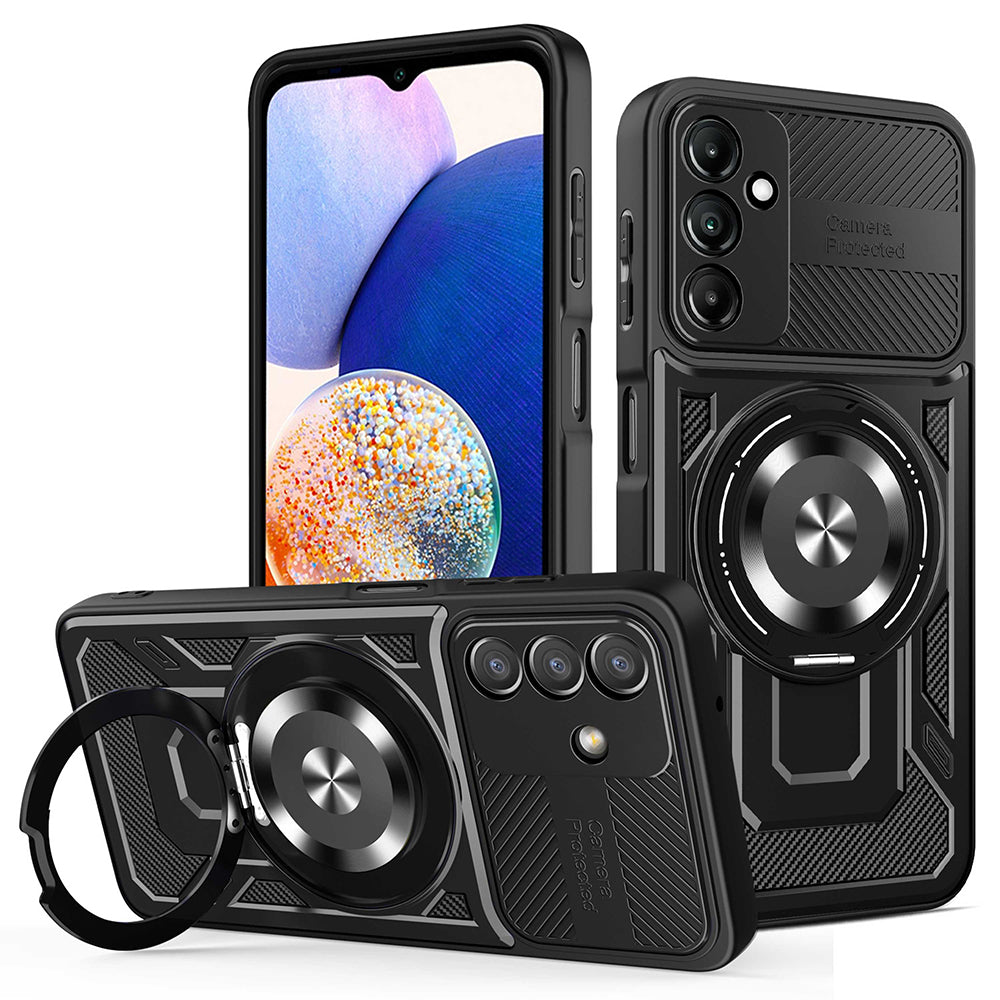 Θήκη για Samsung Galaxy A14 A145 / A14 5G A146, Techsuit, RuggedCam, Μαύρο