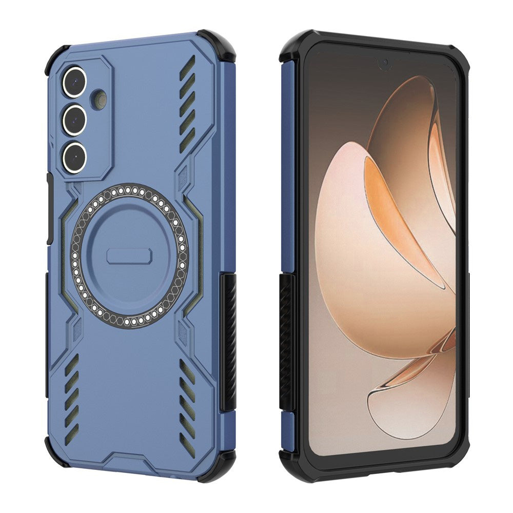 Θήκη MagSafe για Samsung Galaxy A15 5G A156 / A15 A155, Techsuit, ArmorMag, Μπλε