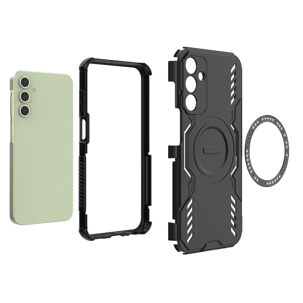 Θήκη MagSafe για Samsung Galaxy A15 5G A156 / A15 A155, Techsuit, ArmorMag, Μπλε