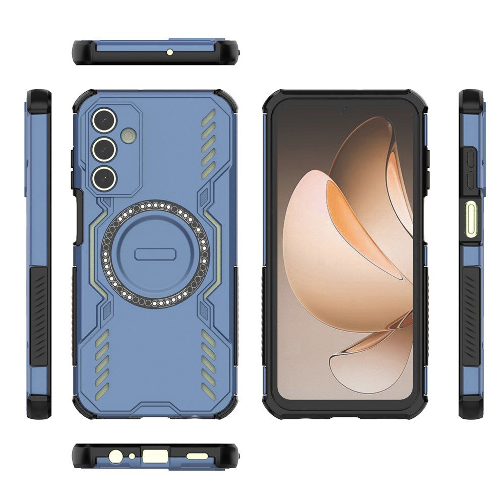 Θήκη MagSafe για Samsung Galaxy A15 5G A156 / A15 A155, Techsuit, ArmorMag, Μπλε