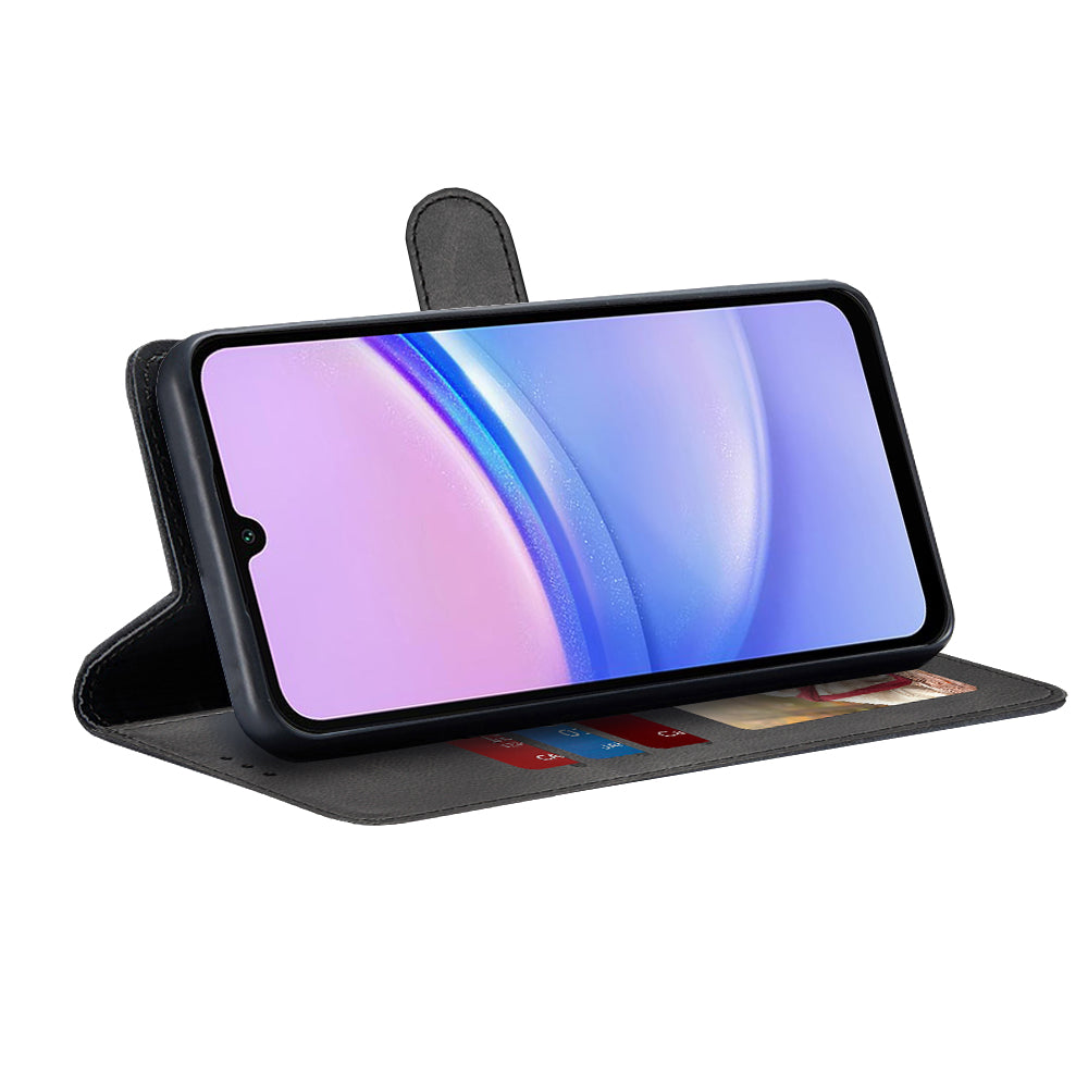 Θήκη για Samsung Galaxy A15 5G A156 / A15 A155, Techsuit, Diary Book, Μαύρη