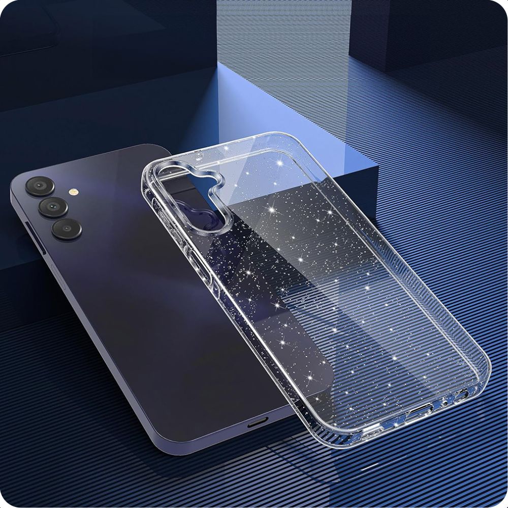 Θήκη για Samsung Galaxy A15 5G A156 / A15 A155, Techsuit, SparkleSkin, Διαφανής