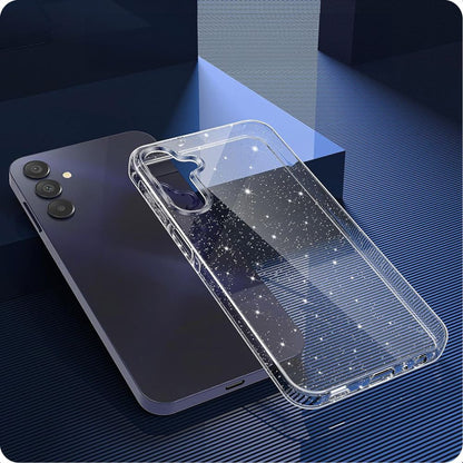 Θήκη για Samsung Galaxy A15 5G A156 / A15 A155, Techsuit, SparkleSkin, Διαφανής