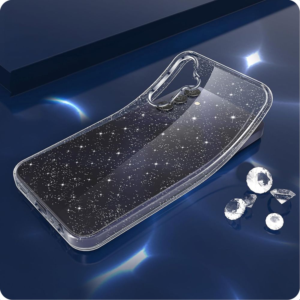 Θήκη για Samsung Galaxy A15 5G A156 / A15 A155, Techsuit, SparkleSkin, Διαφανής