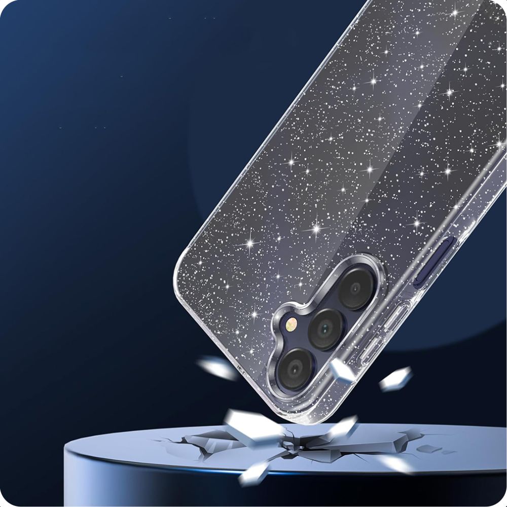 Θήκη για Samsung Galaxy A15 5G A156 / A15 A155, Techsuit, SparkleSkin, Διαφανής