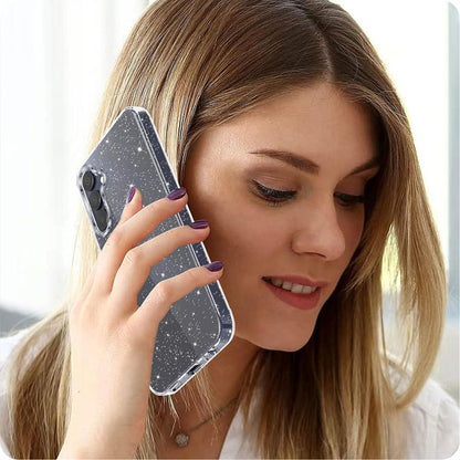 Θήκη για Samsung Galaxy A15 5G A156 / A15 A155, Techsuit, SparkleSkin, Διαφανής