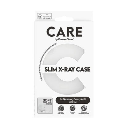 Θήκη για Samsung Galaxy A16 4G A165, PanzerGlass, Μοδάτη, Διάφανη