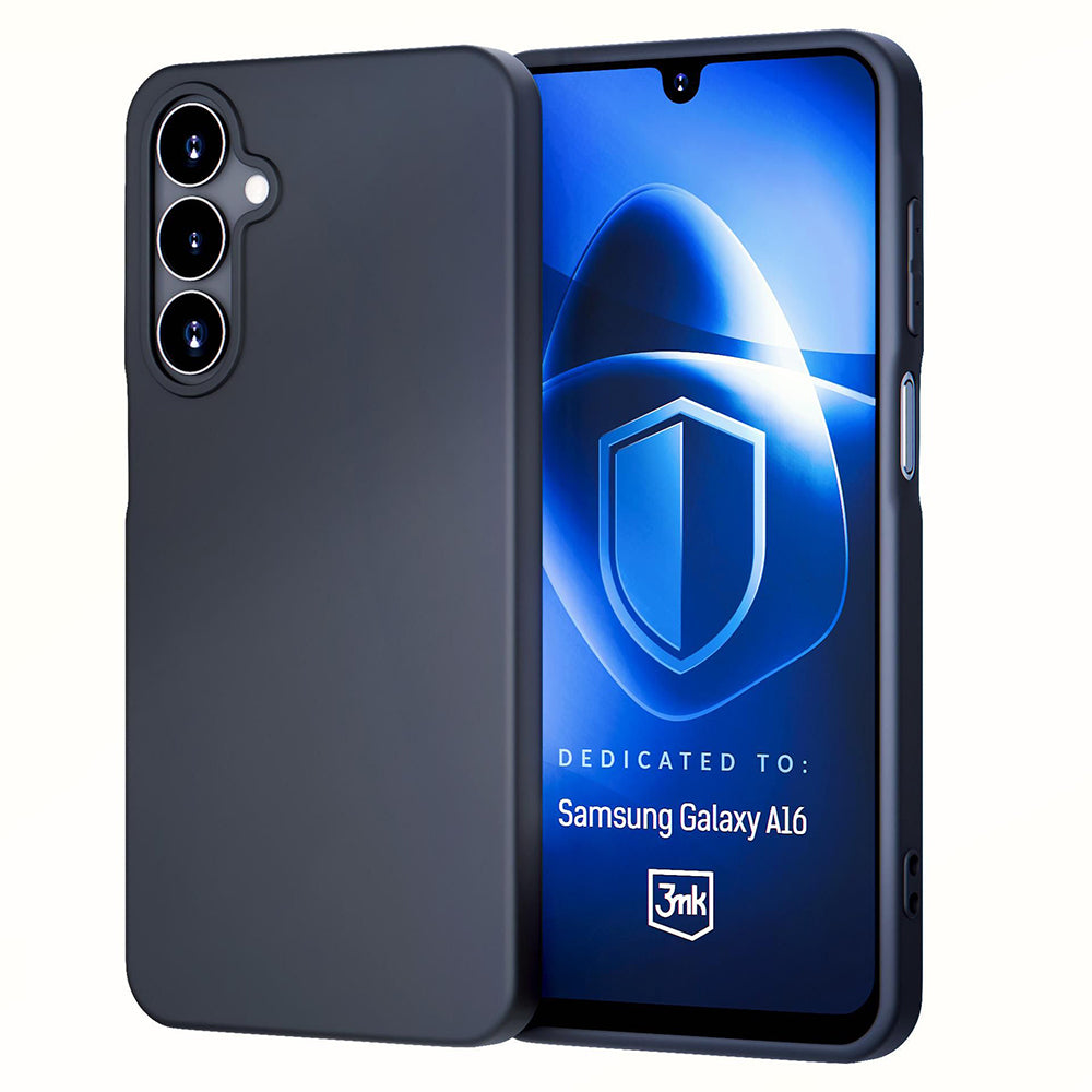 Case for Samsung Galaxy A16 5G A166 / A16 4G A165, 3MK, Matte Black