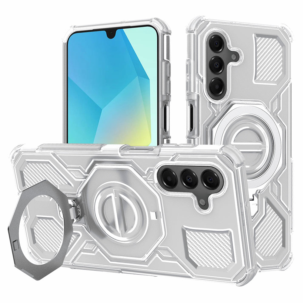 Θήκη για Samsung Galaxy A16 5G A166 / A16 4G A165, Techsuit, Carbon Shield Pro, Λευκή