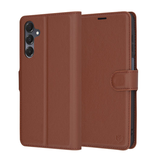 Θήκη για Samsung Galaxy A16 5G A166 / A16 4G A165, Techsuit, Δερμάτινο Φύλλο, Καφέ