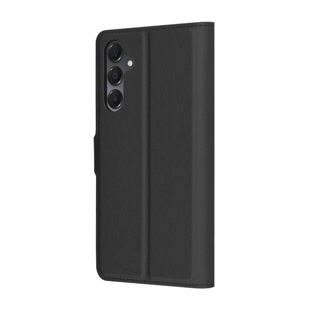 Case for Samsung Galaxy A16 5G A166 / A16 4G A165, Techsuit, Leather Folio, Black