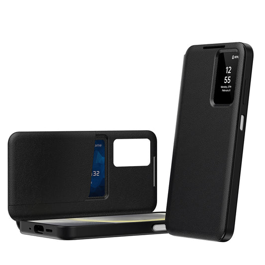 Θήκη για Samsung Galaxy A17 4G / A17 5G / A26 A266, Techsuit, SmartView, Μαύρο