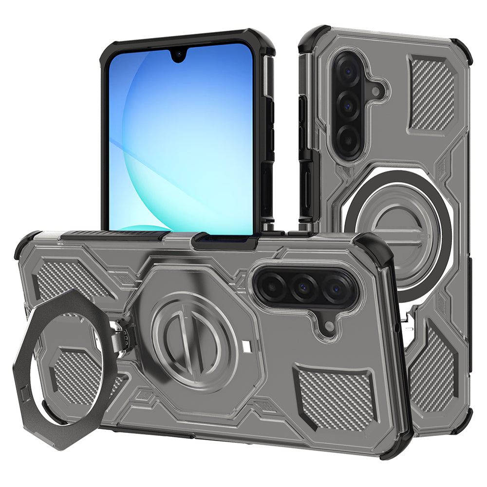 Θήκη για Samsung Galaxy A17 4G / A17 5G, Techsuit, Carbon Shield Pro, Ανοιχτό Μαύρο