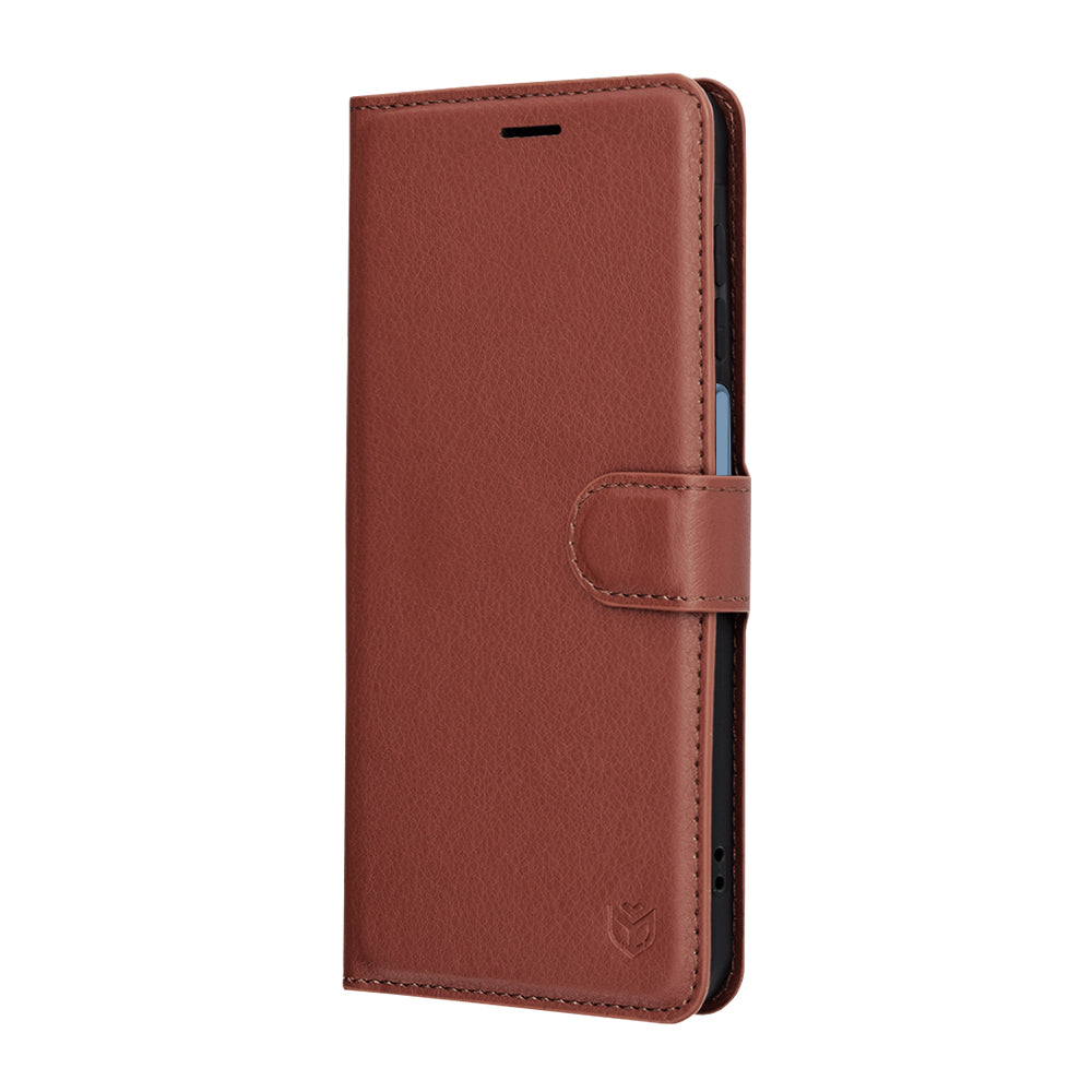 Case for Samsung Galaxy A17 4G / A17 5G, Techsuit, Leather Folio, Brown