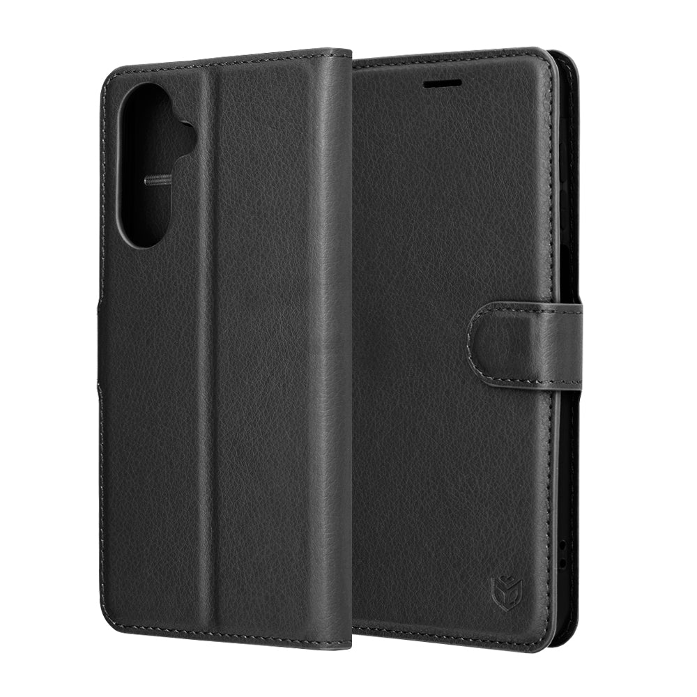 Θήκη για Samsung Galaxy A17 4G / A17 5G, Techsuit, Leather Folio, Μαύρο