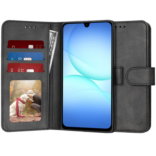 Θήκη για Samsung Galaxy A17 5G, Techsuit, Diary Book, Μαύρη