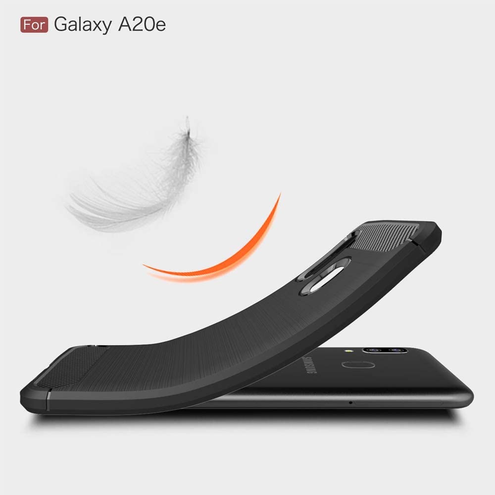 Θήκη για Samsung Galaxy A20e A202, Techsuit, Carbon, Μαύρη