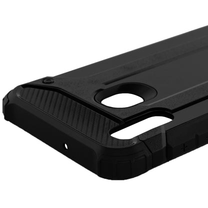 Case for Samsung Galaxy A20e A202, Techsuit, Hybrid Armor, Black