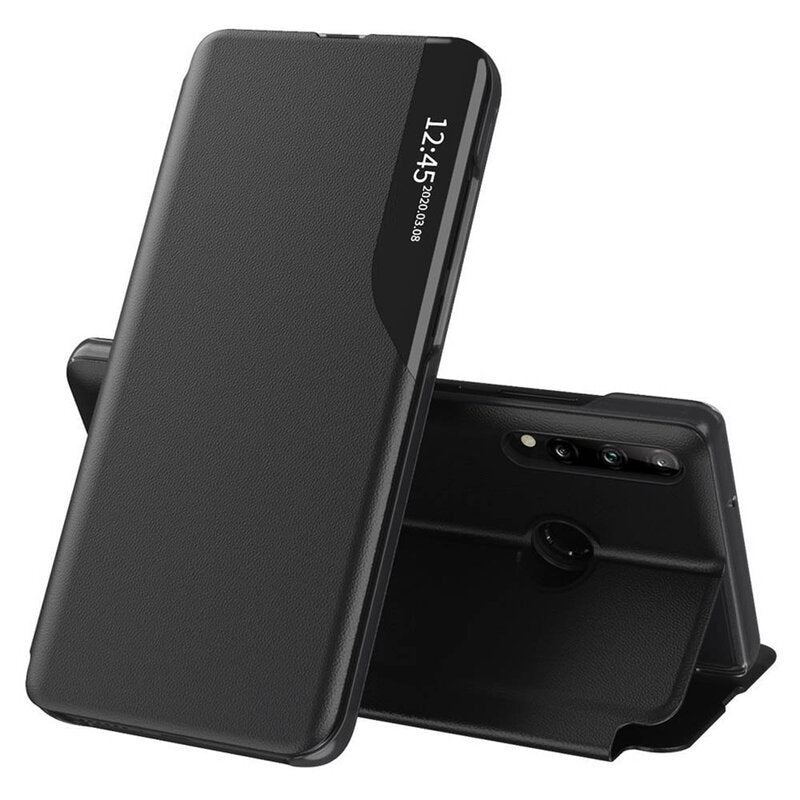 Θήκη για Samsung Galaxy A20s A207, Techsuit, eFold, Μαύρη