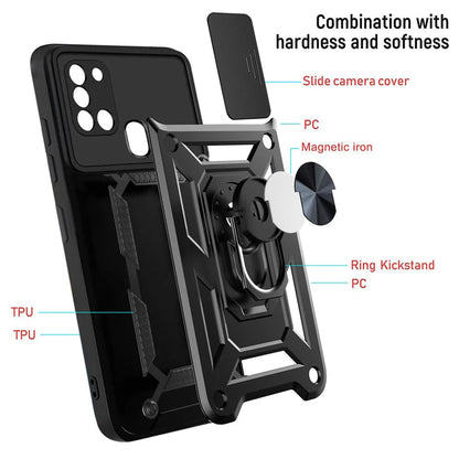 Θήκη για Samsung Galaxy A21s A217, Techsuit, CamShield, Μαύρο