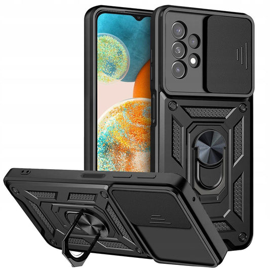 Θήκη για Samsung Galaxy A23 5G A236 / A23 A235, Techsuit, CamShield, Μαύρο