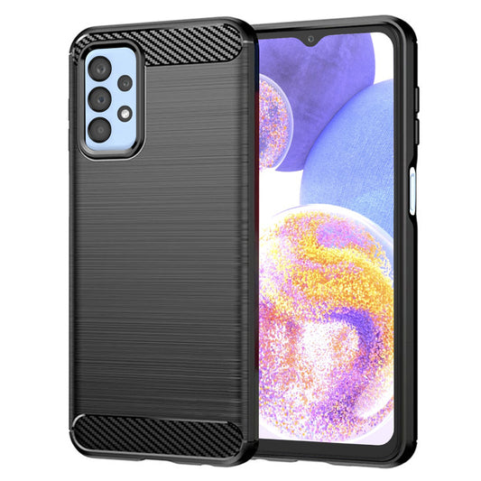 Θήκη για Samsung Galaxy A23 5G A236 / A23 A235, Techsuit, Carbon, Μαύρο