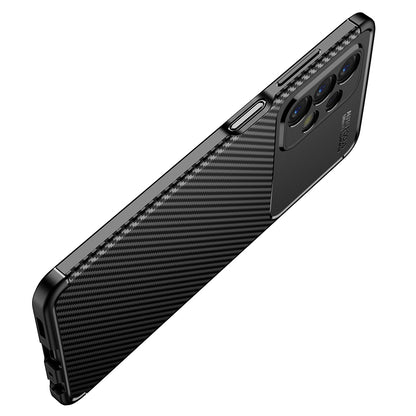 Case for Samsung Galaxy A23 5G A236 / A23 A235, Techsuit, CarbonFiber, Black