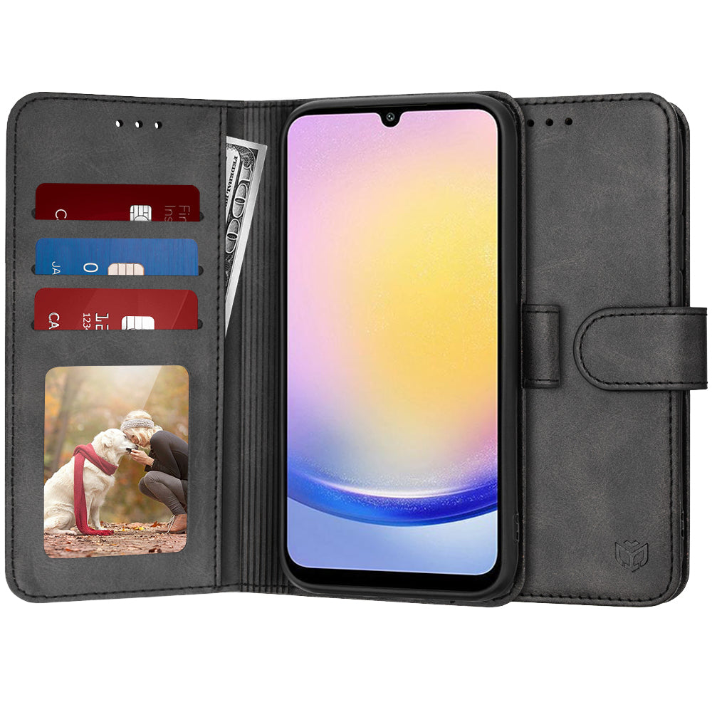 Θήκη για Samsung Galaxy A25 A256, Techsuit, Diary Book, Μαύρη