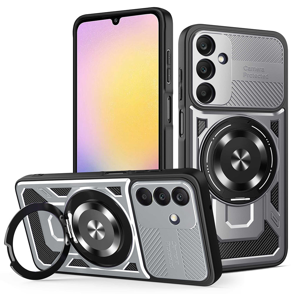 Θήκη για Samsung Galaxy A25 A256, Techsuit, RuggedCam, Γκρι