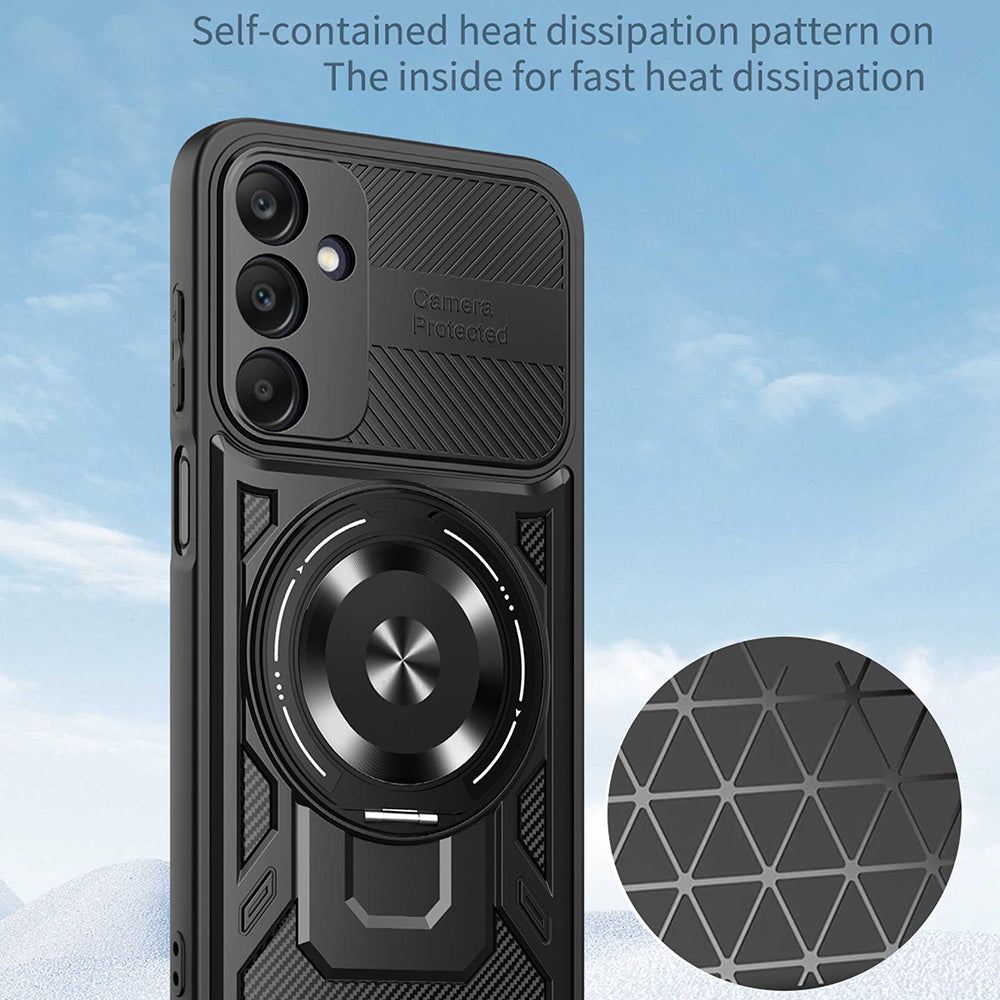 Θήκη για Samsung Galaxy A25 A256, Techsuit, RuggedCam, Γκρι